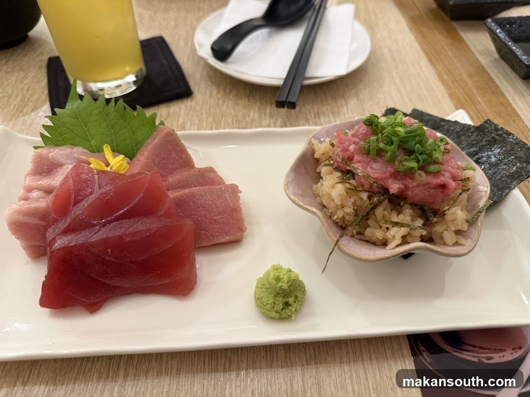 Sashimi and Donburi Set