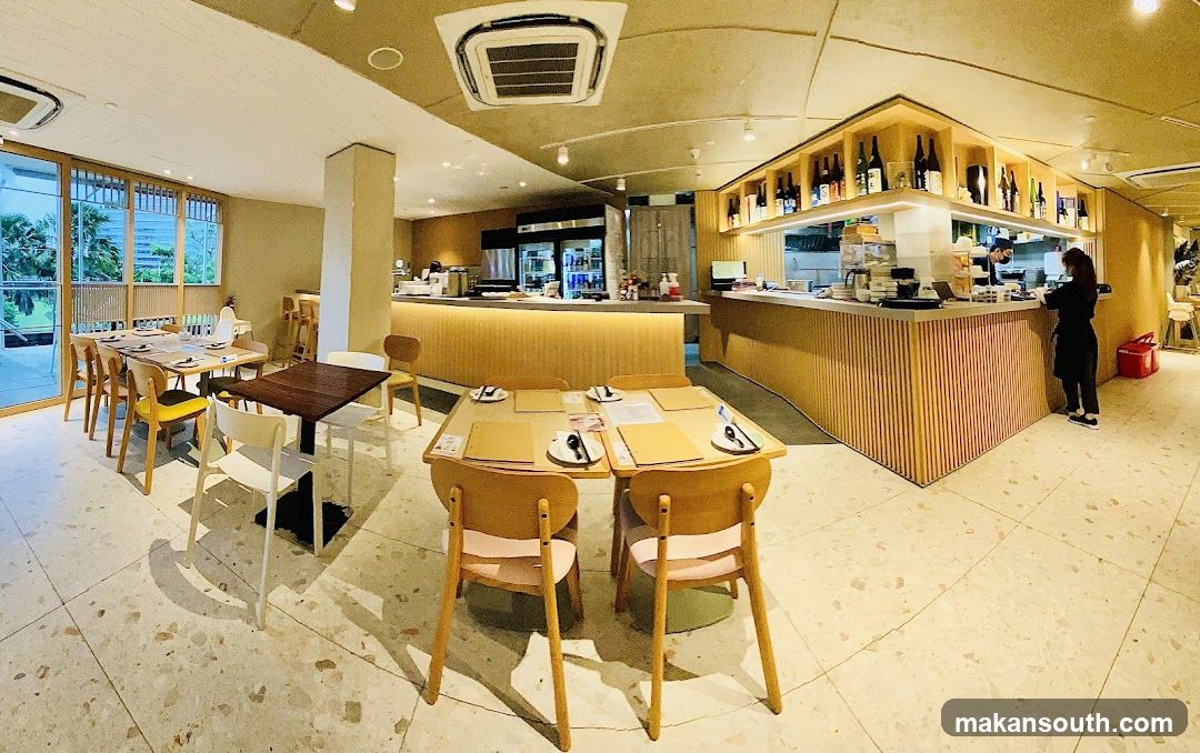 Restaurant Interior with Bar Area