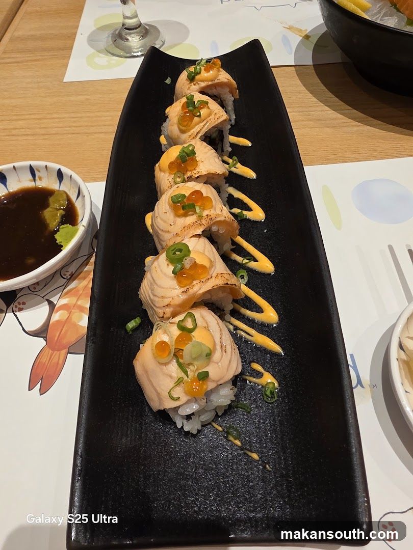 Sushi Roll with Toppings