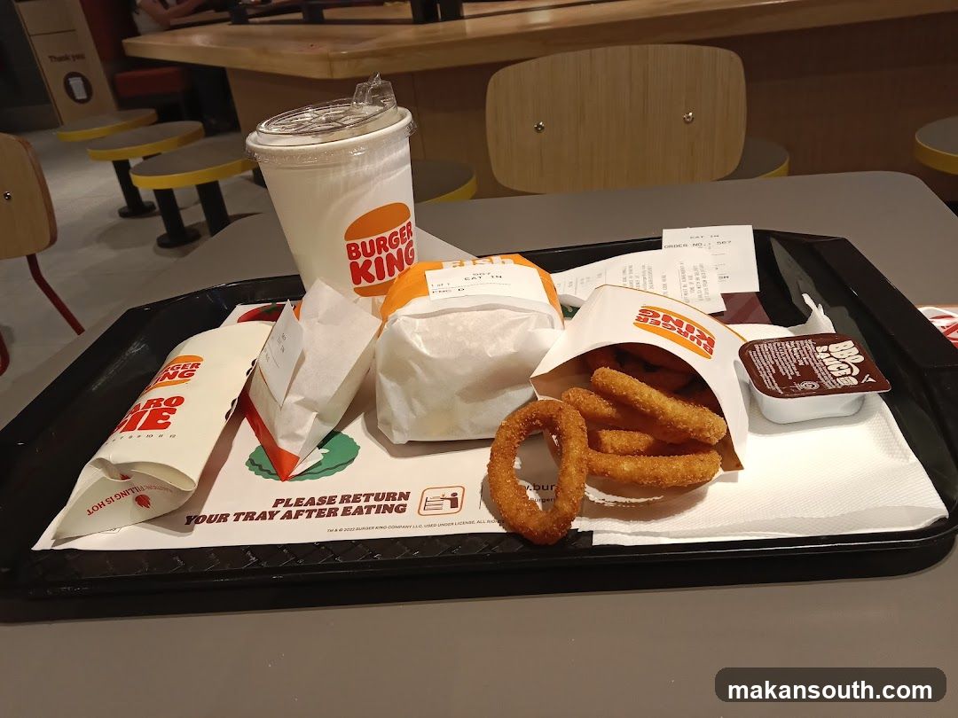 Burger King Meal Tray