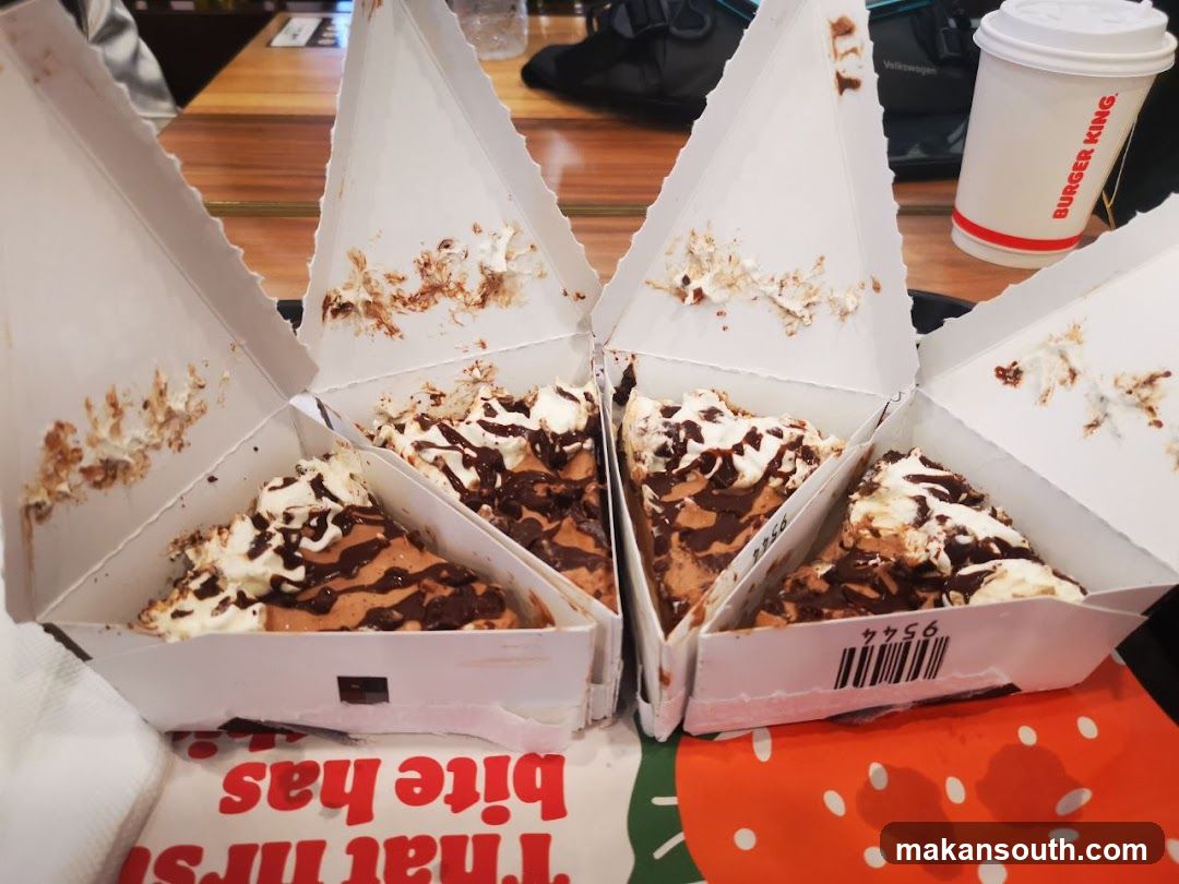 Burger King Dessert Boxes