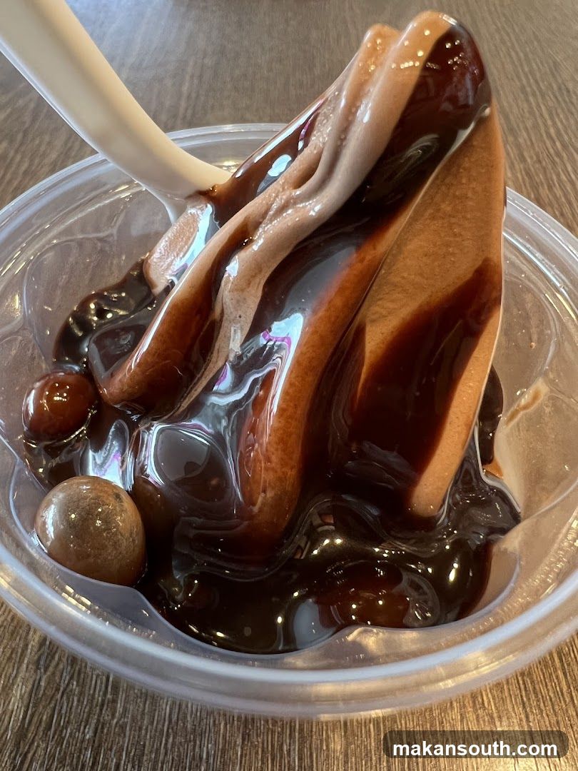 Chocolate Dessert with Toppings