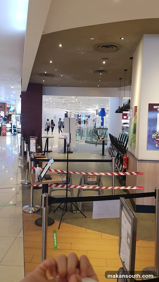Shopping Mall Interior with Queue System