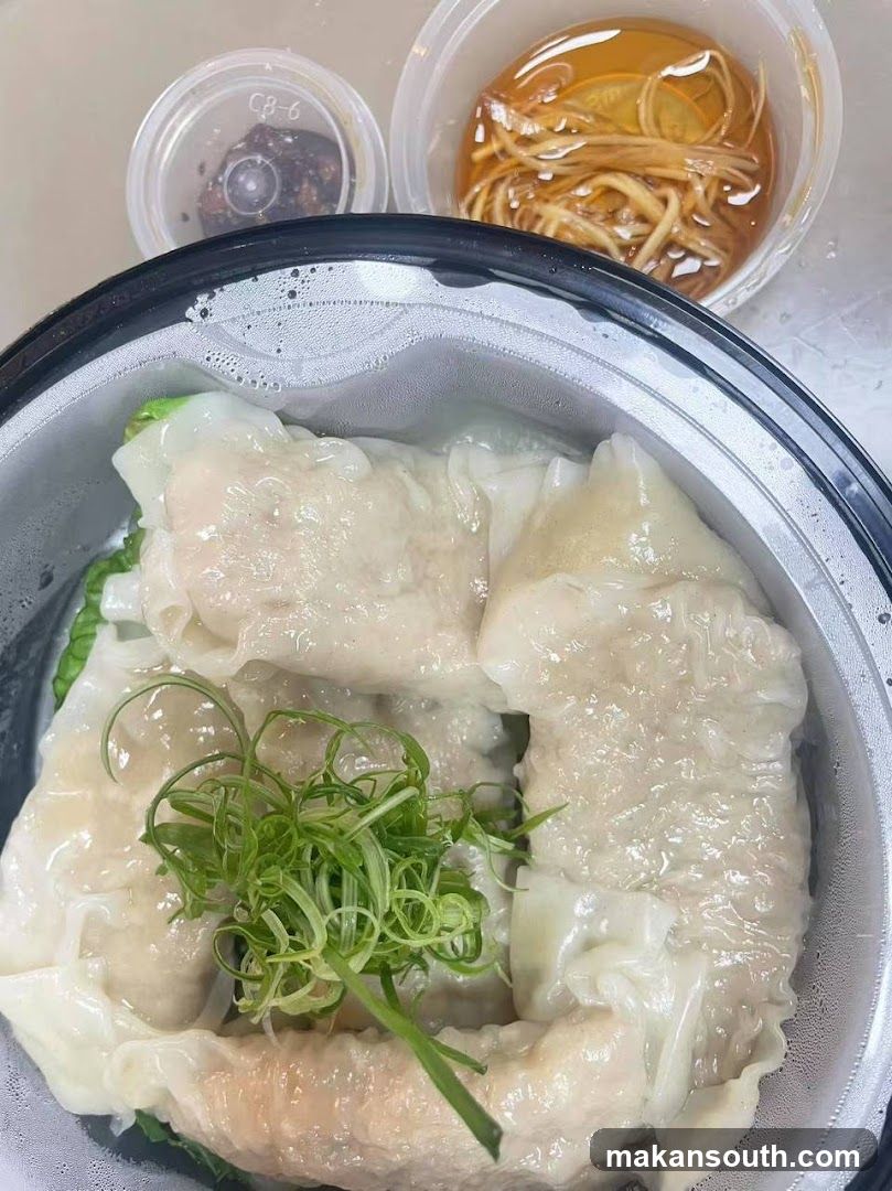 Steamed Dumplings with Condiments