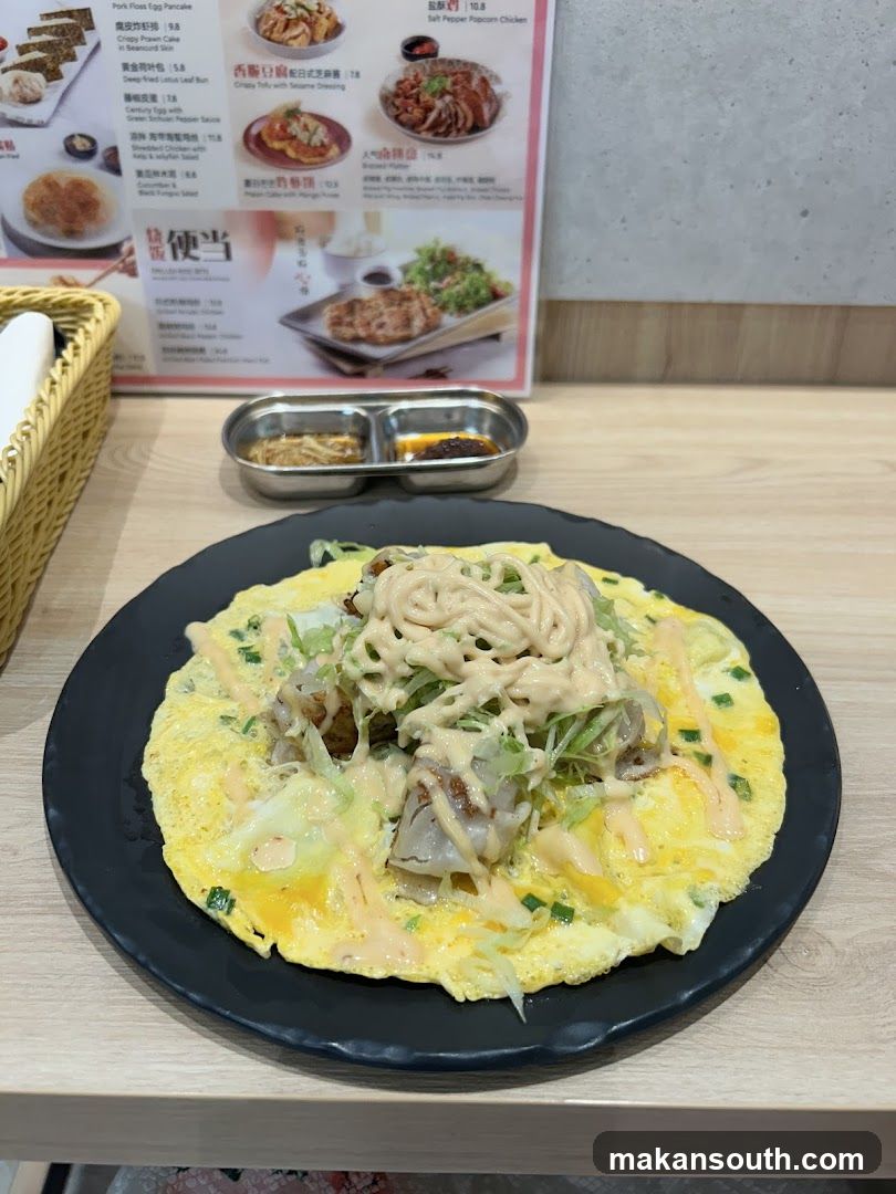 Egg Pancake with Toppings
