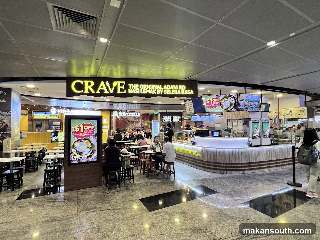Food Court Interior with Crave Restaurant