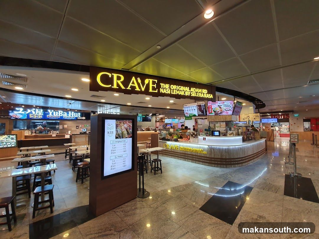 Food Court Interior with Crave and YuBa Hut