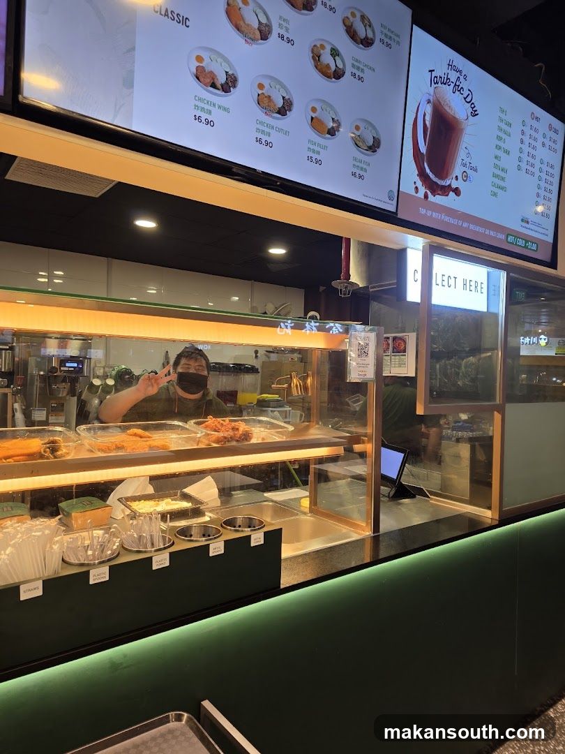 Food Stall Interior View