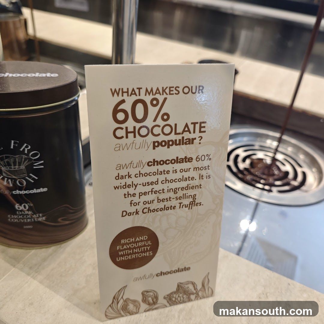 awfully chocolate display