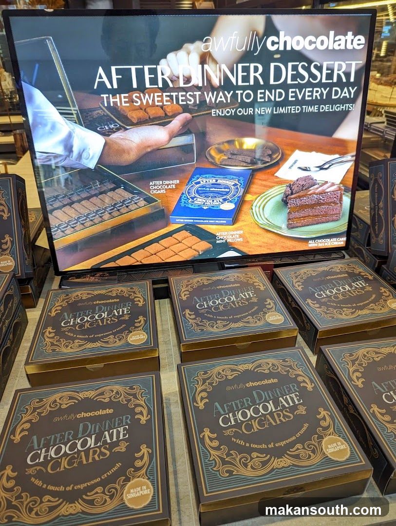 After Dinner Chocolate Cigars Display