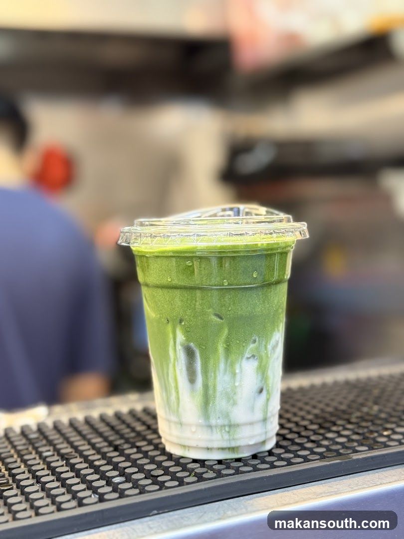 Matcha Latte in Cup