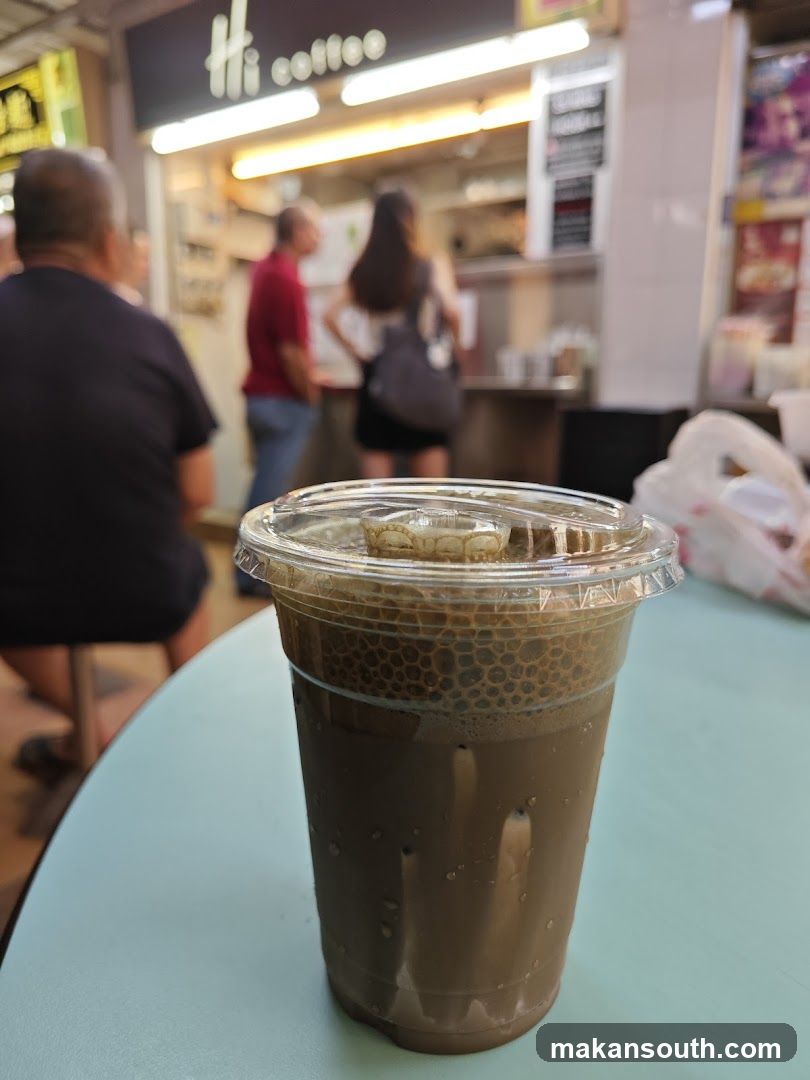 Iced Coffee at Food Court Stall
