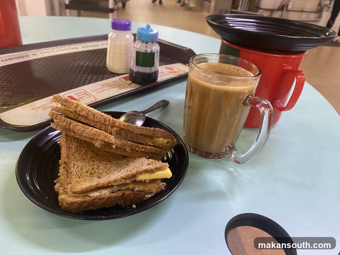 Breakfast at a hawker stall