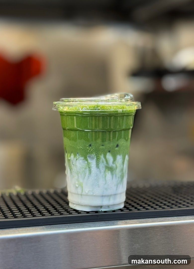 Matcha Latte in Cup
