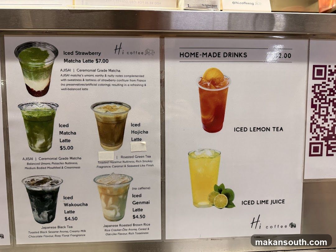 Hi Coffee Menu Board