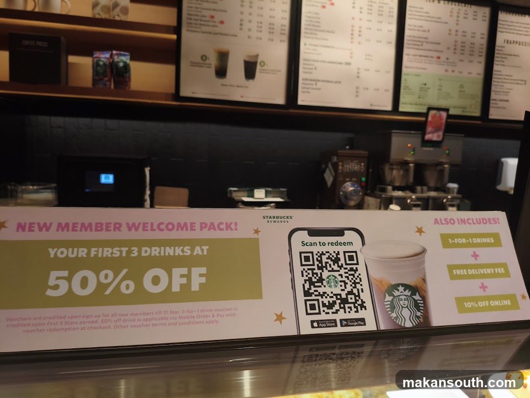 Starbucks Member Welcome Pack Display