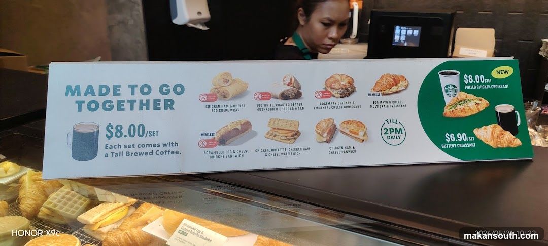 Starbucks 'Made to Go Together' Menu Board