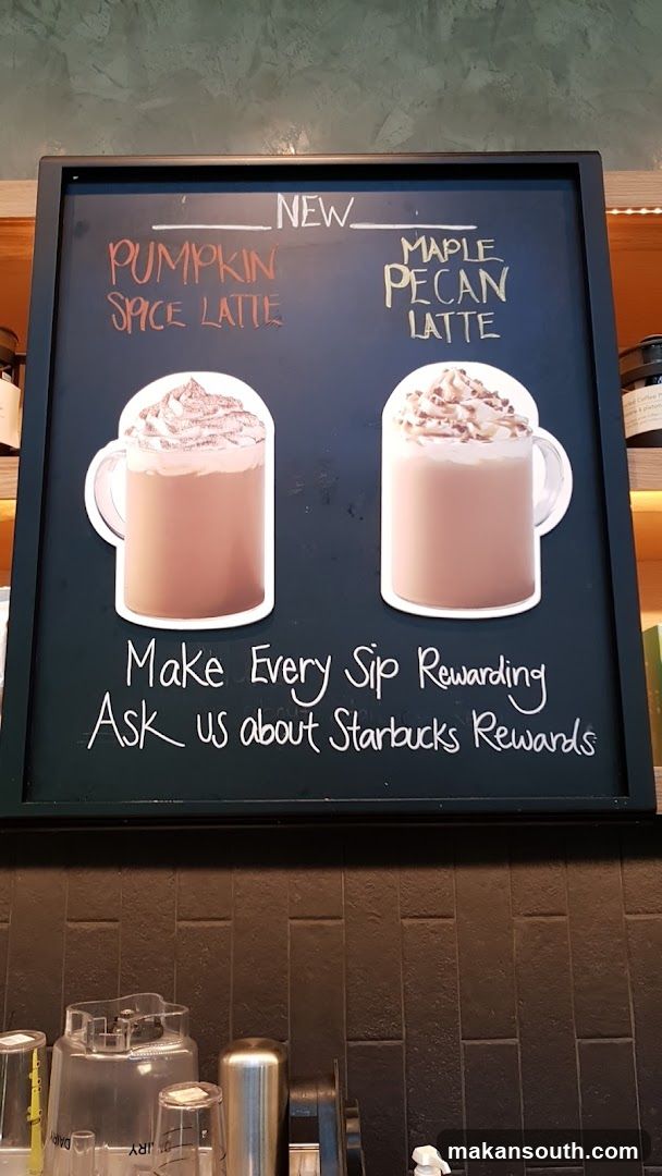 Starbucks New Seasonal Drinks Signage