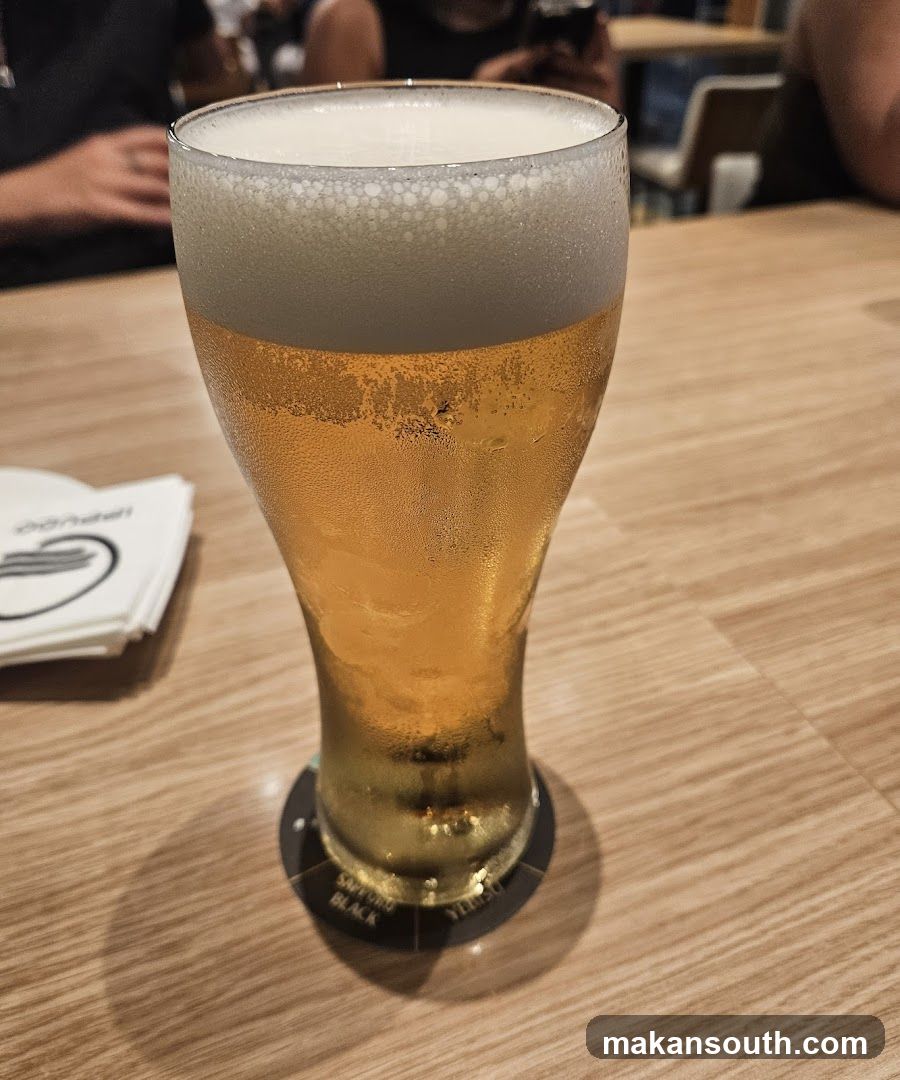 Beer Glass on Table