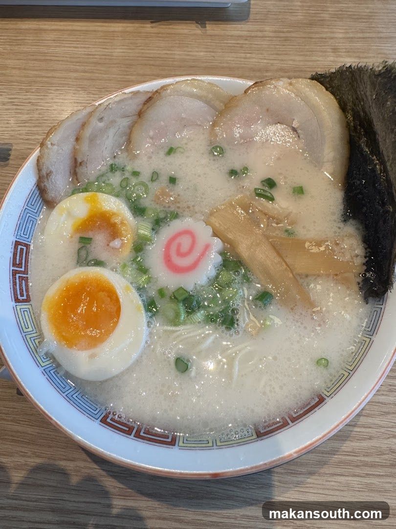 Ramen Bowl with Soft-Boiled Egg and Pork Slices