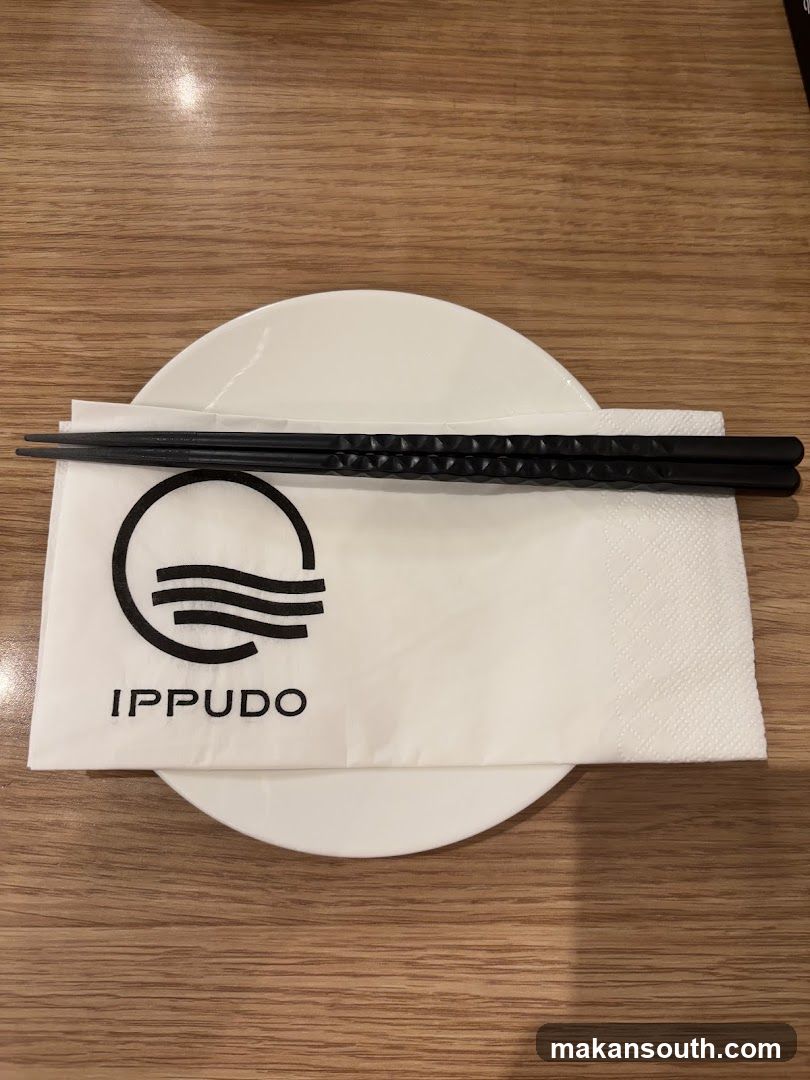 Ippudo Chopsticks on Napkin