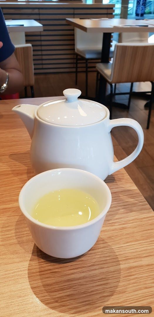 Tea Set in Restaurant Interior