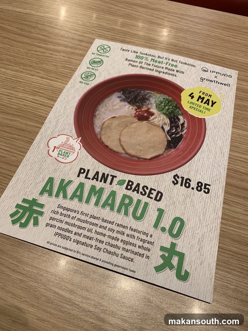 Plant-Based Ramen Advertisement