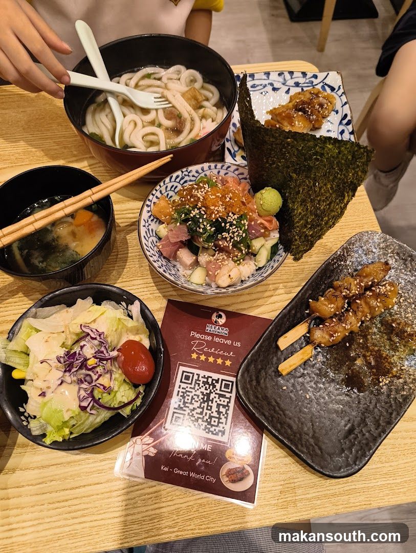 Japanese Food Spread
