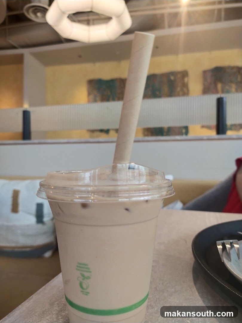 Iced Drink in Cafe Interior