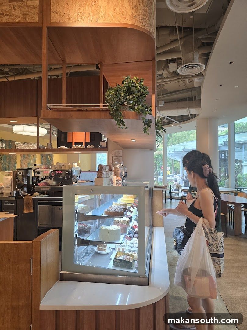 Bakery Interior with Customer