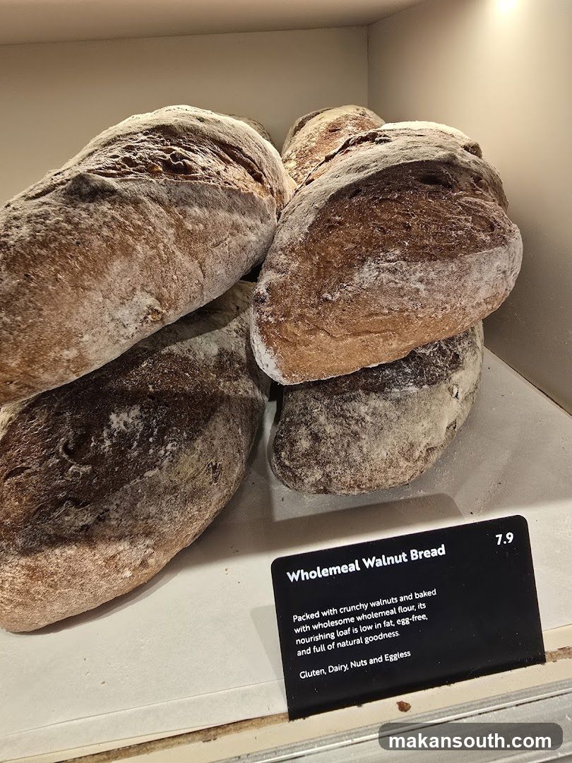 Wholemeal Walnut Bread Display