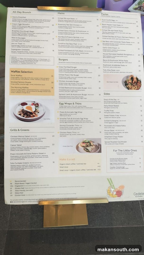 Cedede Kitchen Menu