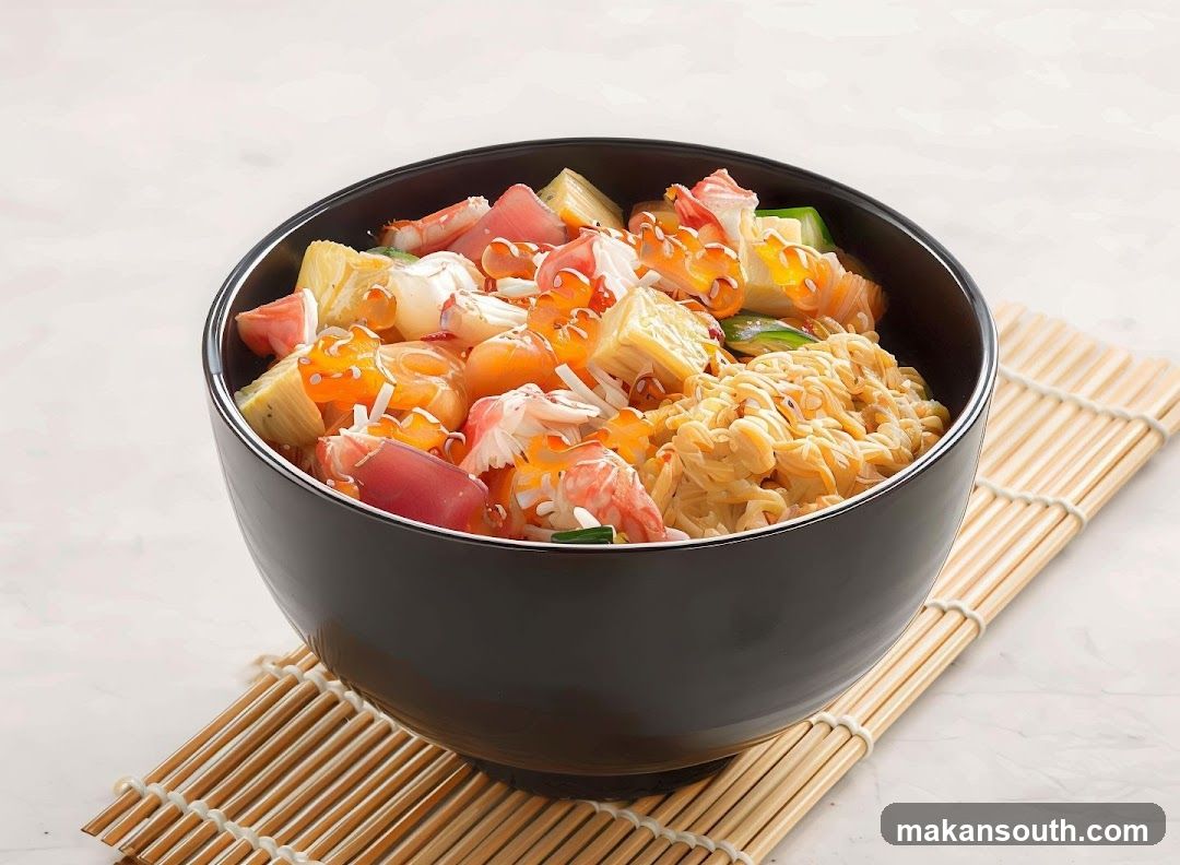 Instant Ramen Bowl with Tuna and Crab Roe