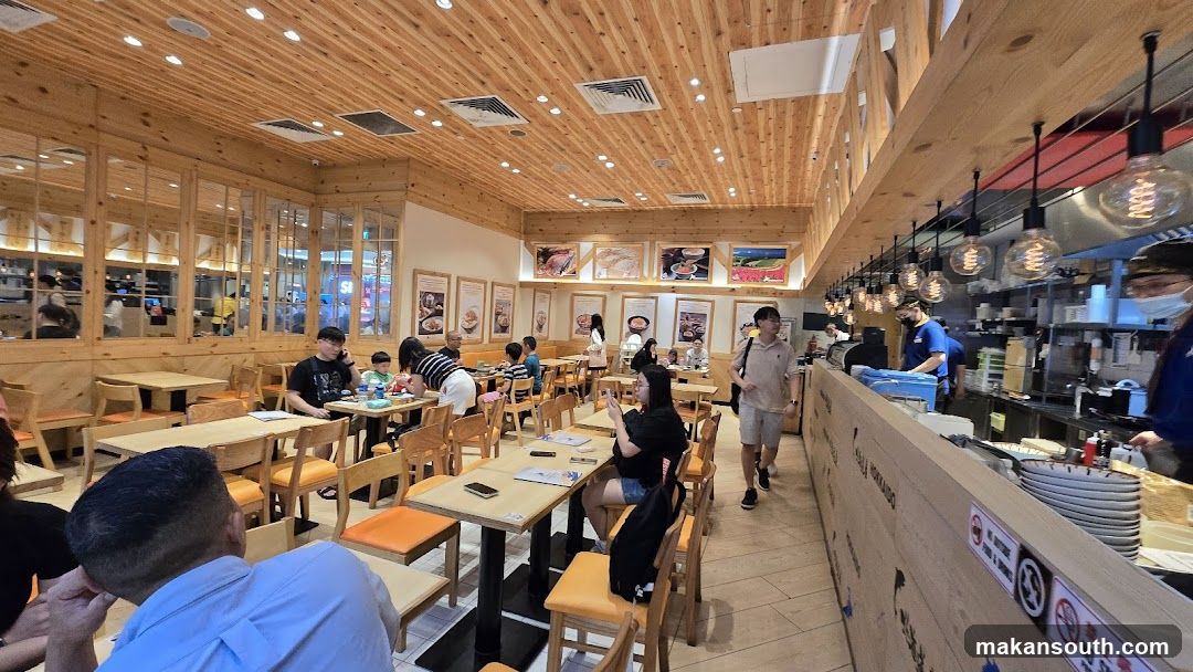 Restaurant Interior with Wooden Design