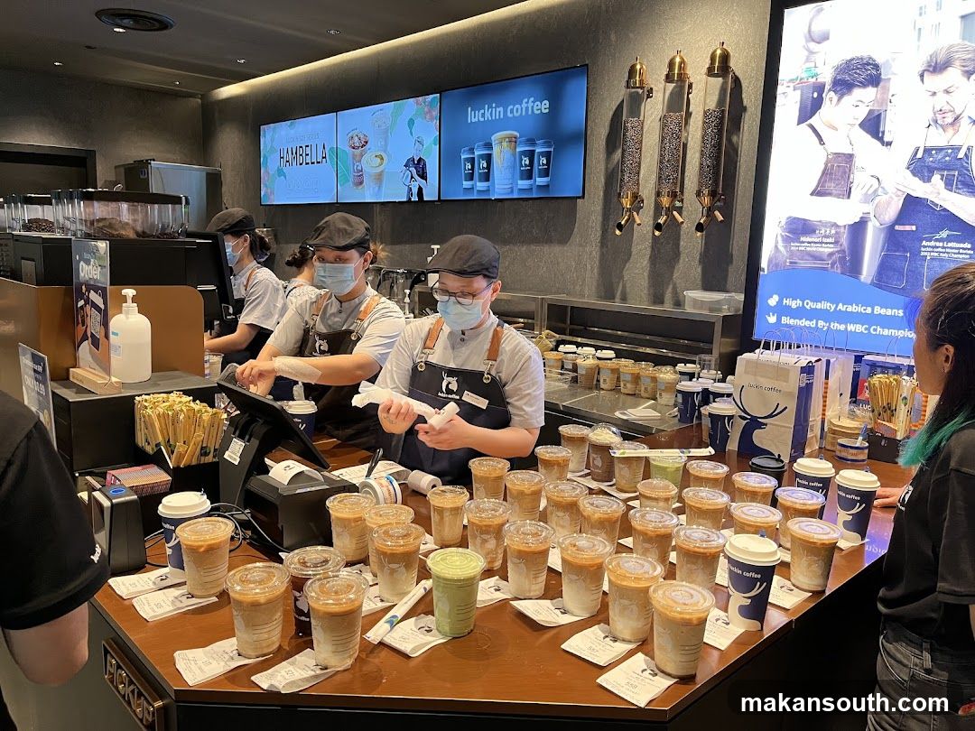 Luckin Coffee Counter Scene