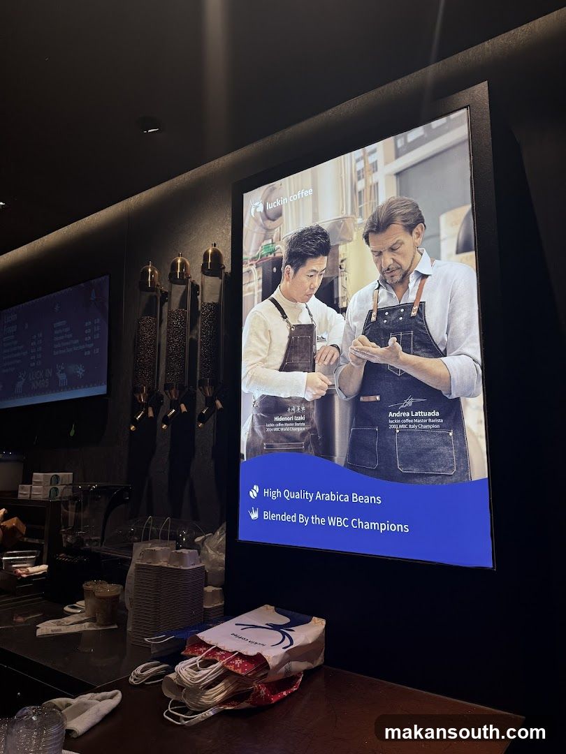 Coffee Shop Interior Display