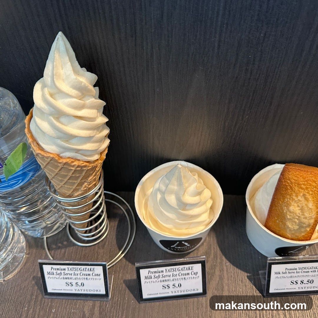 Yatsugatake Ice Cream Display