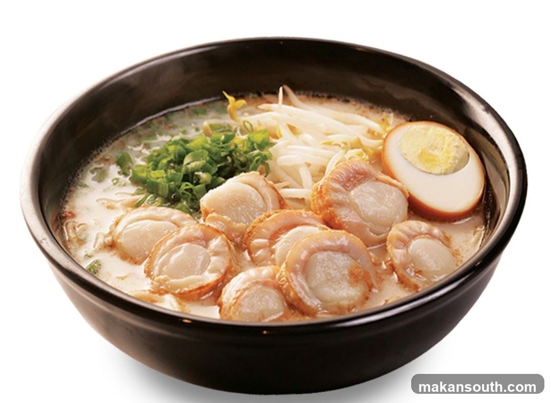 Ramen Bowl with Scallop and Egg