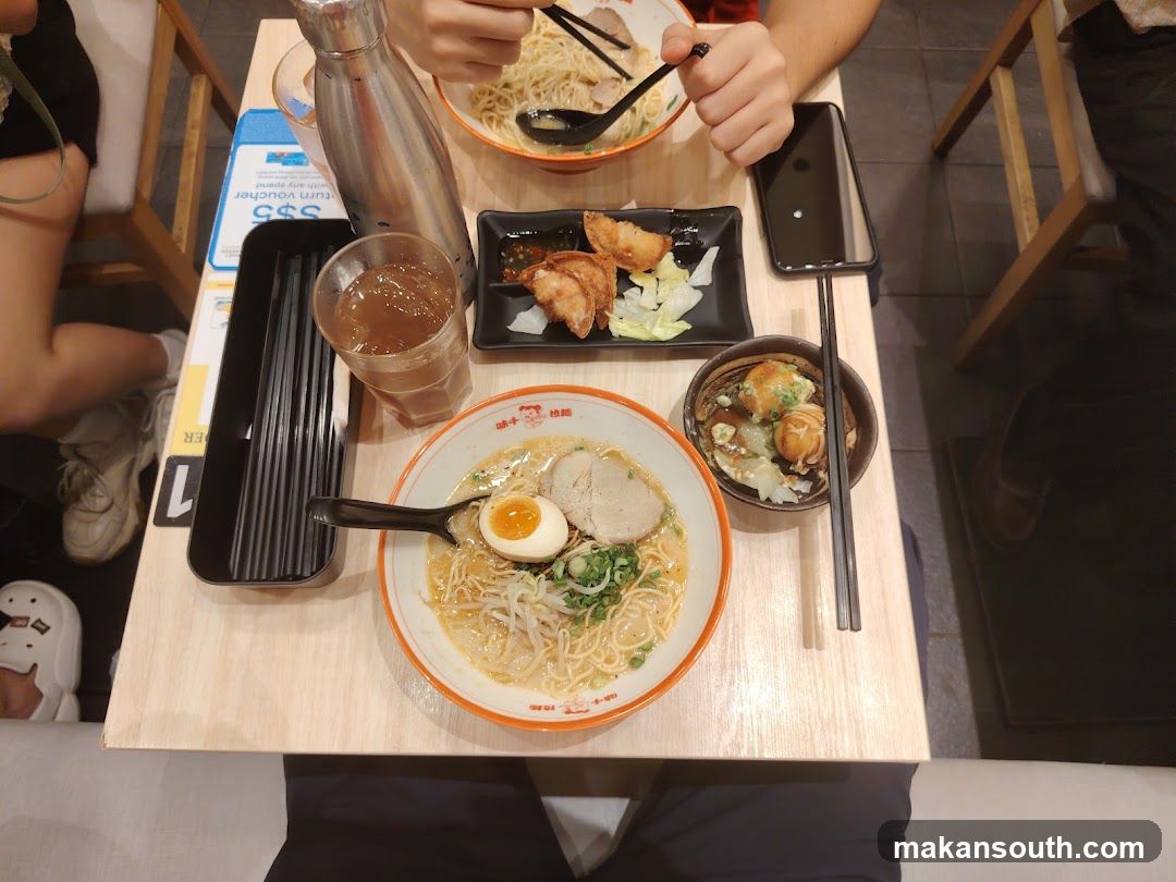 Ramen Meal at Restaurant