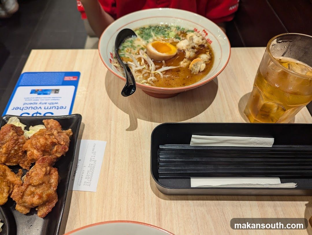 Ramen and Fried Chicken Meal