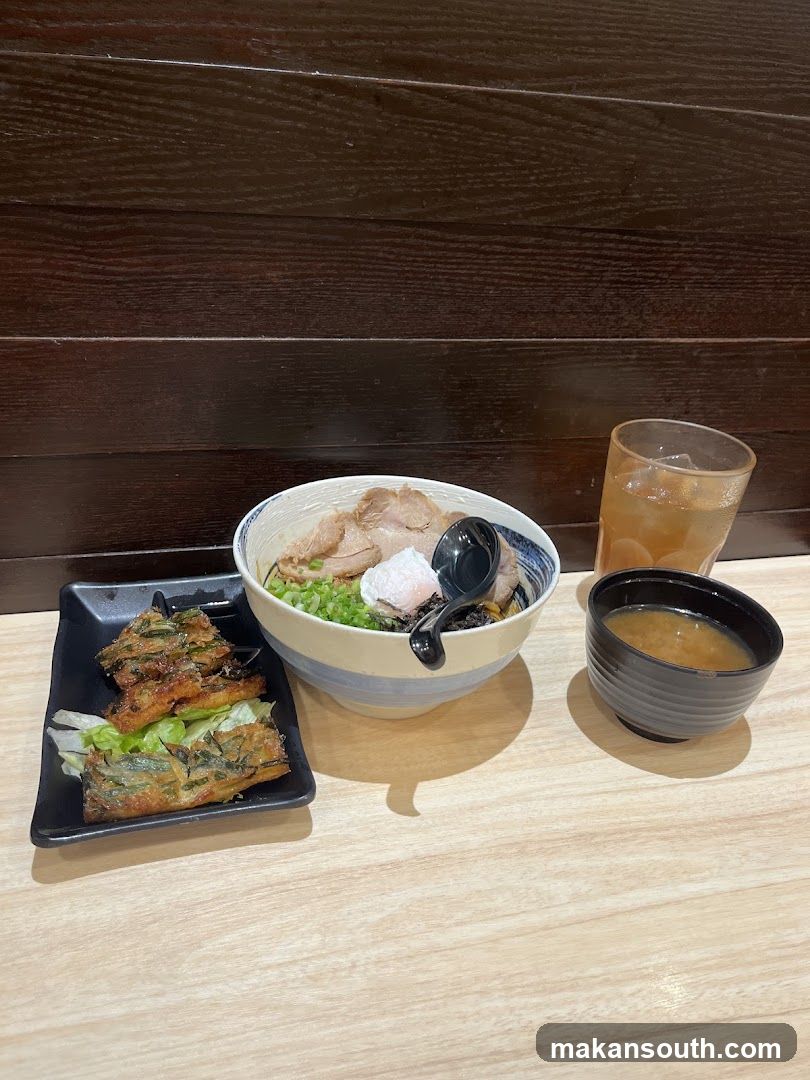 Ramen Meal with Side Dishes