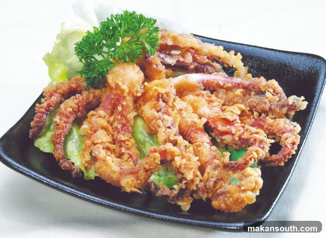 Fried Octopus Tentacles
