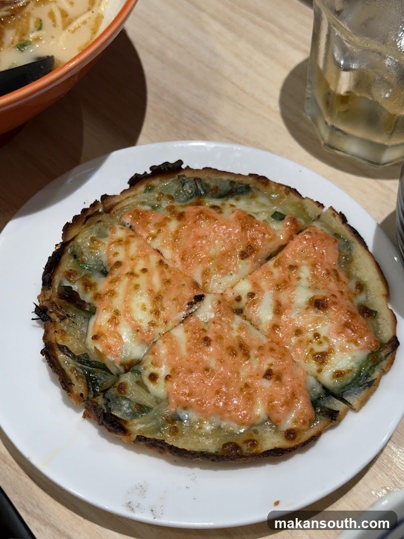 Cheese and Spinach Pizza