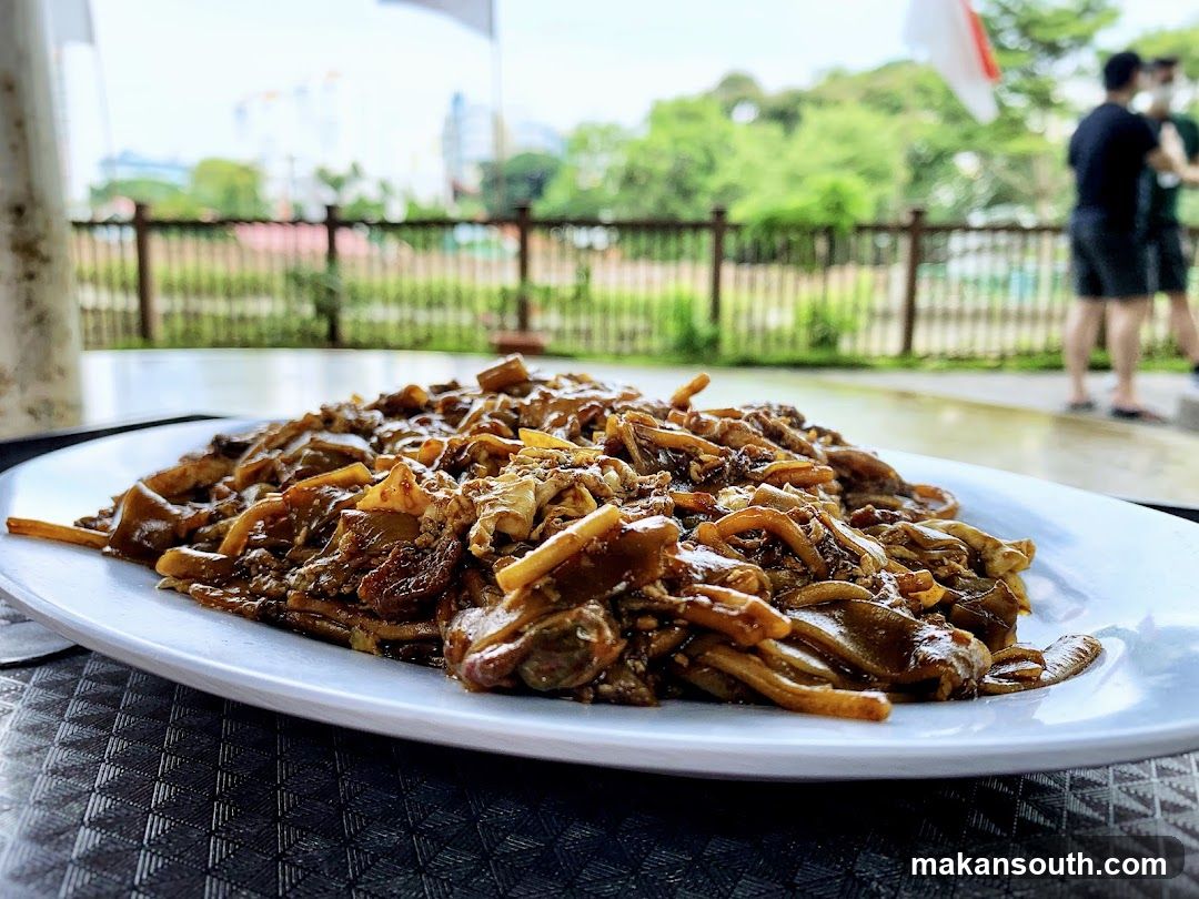 Stir-fried noodles dish on a plate