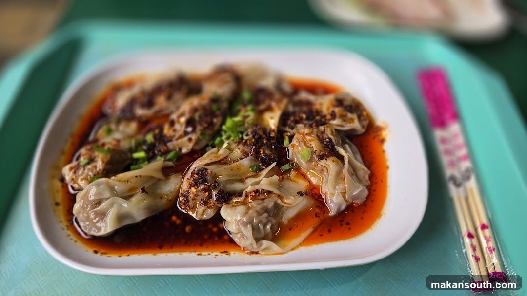 Spicy Dumplings with Chili Oil