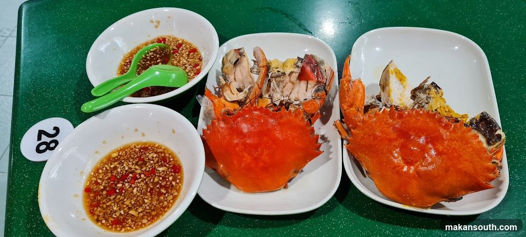 Crab Meal with Sauces