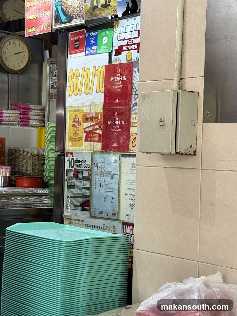 Food Stall Interior View
