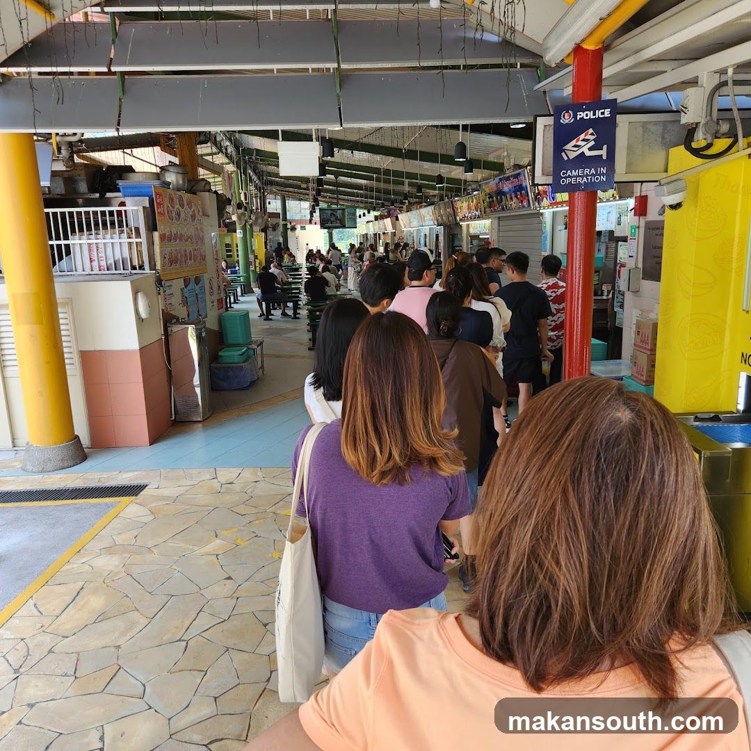 Crowded Food Court Corridor