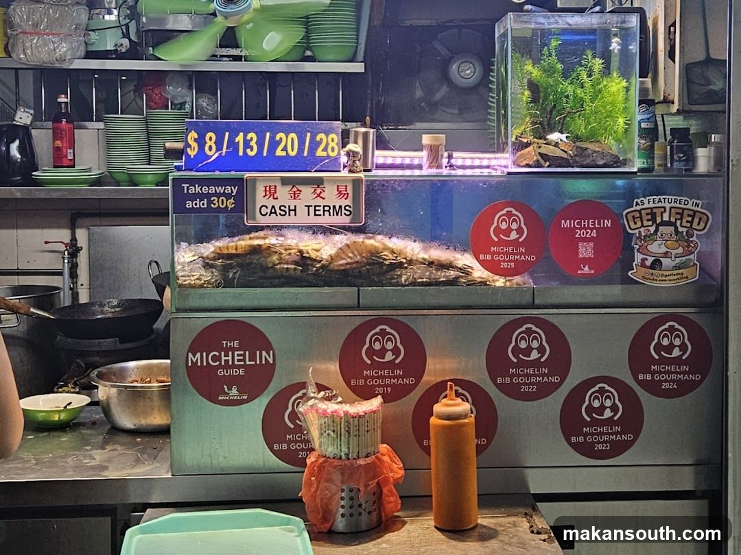 Michelin Bib Gourmand Stall Display