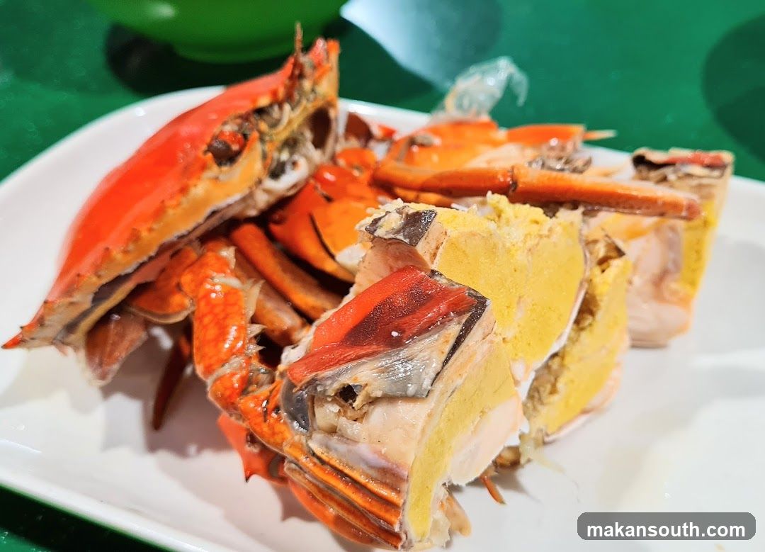 Steamed Crab with Roe
